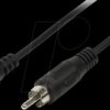 CA1032 Audio cable, RCA/M to RCA/M, black, 5 m
