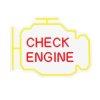 Neon PLEXI LED CHECK ENGINE żółto czerwony NNE21 Neolia
