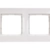 Simon 54 Premium Ramka Podwójna Biała /Do Karton-Gips/ Drk2/11