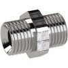 Double threaded nipple, L 40 mm, 60 bar, stainless steel, for pipe systems, 111687