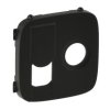 VALENA ALLURE Plakietka czarna gniazda TV + RJ 45 754838 LEGRAND
