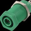 R941922600 Banana socket, 4 mm, solder connection, green