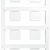 PA device marker, (L x W) 17 x 15 mm, white, 80 pcs, 1876590000