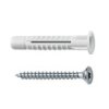 Kołek MZK 6x30mm z kołnierzem i wkrętem 4,5x45mm /opak. 50 szt./ (96MZKSZ) CELO
