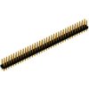 Pin header, 72 pole, pitch 2.54 mm, straight, black, SLL P2 112 72 G