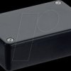1591XXCBK Universal housing, series 1591, 66 x 121 x 40 mm, black