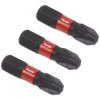 Sealey AK8209 Pozi #3 Impact Power Tool Bits 25mm - 3pc
