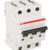 Wyłącznik nadprądowy MCB, Typ C, 3-biegunowy, 10A, 440V, na szynę DIN, ABB SH203-C10, SH200