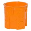 Puszka pomarańczowa 60 końcowa głęboka z wkrętami