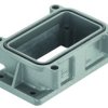 Surface mount housing, size 10B, die-cast aluminum, screw locking, IP69/IPX9K/IP68/IP66, 09390100310