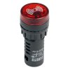 Lampka z buzzerem sygnalizacyjna sterownicza kontrolka czerwona LED 230V