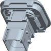 TE Connectivity 1-1703820-1 Obudowa złącza pin żeńskiego na PCB HDSCS, MCP, automotive, piny: 6, 1 szt.