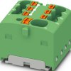 Distribution block, push-in connection, 0.34-4.0 mm², 41 A, 6 kV, green, 1047470
