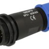 Wtyk; SP2111C/P9II-1N; 9 torów; lutowany; 0,75mm2; 7-12mm; SP21; na przewód; IP68; 5A; 500V; Weipu; RoHS; SP2111/P9II-1N