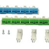 Zacisk bezśrubowy PE i N Fixconnect 2x(6x25mm2+24x4mm2) do obudów Enystar 2x27 modułów FP FC 54 68000039