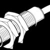 538318 Inductive proximity switch, 12 mm, connection cable, 2.5 m