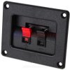 Gniazdo głośnikowe 2 pin prostokątne 80mm x 65mm