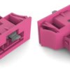 Plug, 5 pole, push-in, 1.5 mm², pink, 890-795/080-000