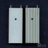RADIATOR ALUMINIOWY 23x60mm DO TO-220, TO-247, TO-3P MOCOWANIE 2PIN RAD23X60
