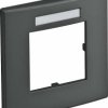 Ramka okładki 1x 84x84mm czarno-zielona OBO Bettermann, 6119339, szary, (S x W) 84 mm x 84 mm