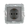 Icon Mechanizm Gniazda Pojedynczego Z Uziemieniem Schuko 2P+Z (Przesłony...