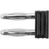 Jumper, pitch 5.08 mm, 30 VAC/60 VDC, 70 V, 12 A, nickel-plated, white, KURZ 6730 / 5.08-2 IG NI / WS