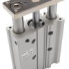 Tłok prowadzony pneumatycznie SMC, MGP Ø 32 mm 202 mm 100 mm, Dwustronne działanie