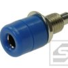 Gniazdo ban. Z-TB4BL 4mm niebieskie 22mm;24A;60V;ABS;2.109.BL;24.247;
