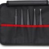ESD plastic tweezers kit (5 tweezers), insulated, antimagnetic, plastic, 92 00 05 ESD