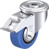 Blickle 942058 LER-POEV 80G-FI-SB-FA Rolka obrotowa z blachy stalowej Średnica koła: 80 mm Maksymalne obciążenie: 140 kg