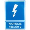 Tabliczka /znak informacyjny/ TZI 74X105S N.400/230V E04TZ-01041121100 /10szt./