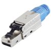 BKL 10121216 RJ-45 Plug Tool Free STP CAT 8.1 Silver 1pc