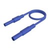 SKS Hirschmann 934046102 Safety Test Lead 4mm Plug/Jack 100cm Blue