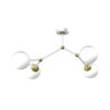 Lampa Sufitowa Joy White / Gold 4Xe14 Mlp7465 Milagro