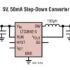 High Efficiency, High Voltage 50mA Synchronous Step-Down Converter