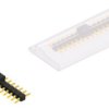 Pin header, 15 pole, pitch 2.54 mm, straight, black, SL12SMD03515GBSM