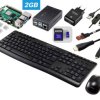 TRU COMPONENTS Pro Set Raspberry Pi® 4 model B 2 GB 4 x 1.5 GHz zaw. zasilacz, zaw. obudowę, zaw. radiator, zaw. kabel H