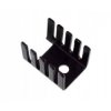 FK231-SA220 - radiator aluminiowy, czerniony, TO220