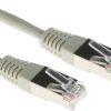 Kabel kat. 5, F/UTP, 5m, Szary, PVC, złącze: Wtyk RJ45/męski RJ45