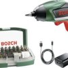 Wkrętarka akumulatorowa + zestaw bitów 32 szt. Bosch Home and Garden IXO V 06039A800S, 4.5 Nm, 1.5 Ah