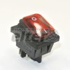 Przełącznik kołyskowy duży ON-OFF 16A IP65 czerw.