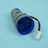 AMPER.100A BLUE LED 28mm 230V