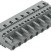 Socket header, 9 pole, pitch 7.5 mm, angled, gray, 231-209/026-000