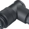 Angle plug, 3 pole + PE, screw connection, screw locking, angled, 99 4221 215 04