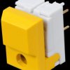 Push button, switching voltage: 24 V, for LED, yellow