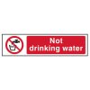 Scan 5051 Not Drinking Water - PVC 200 x 50mm