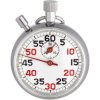 TFA 38.1022 Mechanical Stopwatch - Chrome Plated Metal