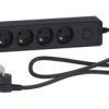 Odace Przedłużacz 5 Gniazdowy Z Łącznikiem 1,5M Antracyt St9351b