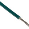Przewód o podwyższonej odporności PVC Zielony, 250m 0,34 mm² 7/0,25 mm, 250 V, -40 → +105C, Ø 1.45mm, RS PRO