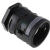 Łącznik do kanałów kablowych PMA gwint M40 36mm Złącze proste PA 6 IP68 Czarny